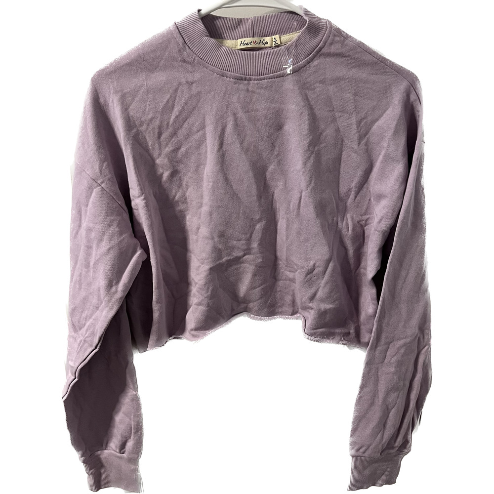 Women’s Heart Hips crop top Purple Size S